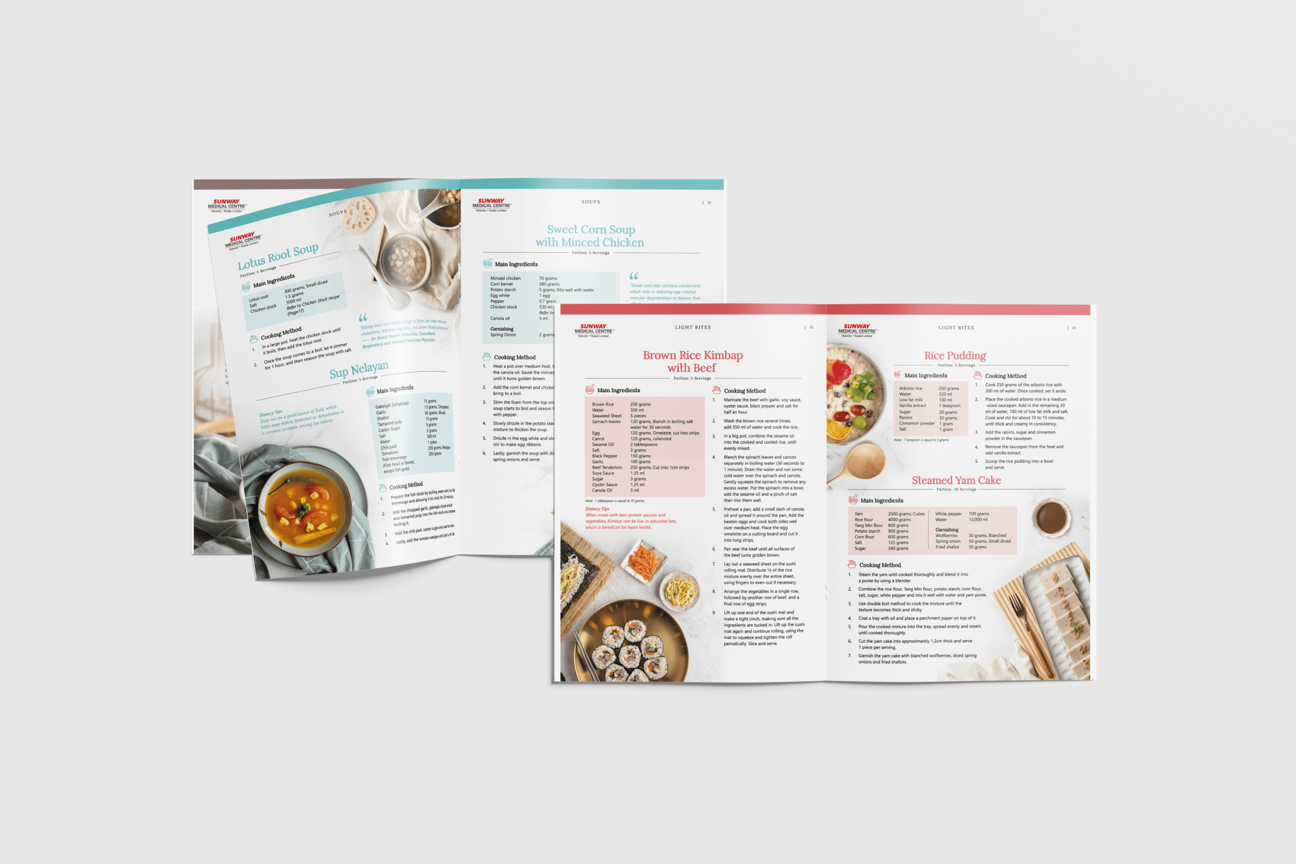 SMCV Recipe Book spread
